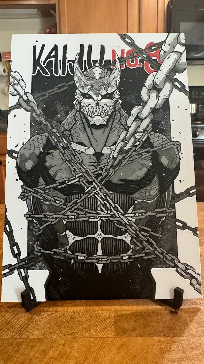 Kaiju Restrained 3D Poster Print - photo 3 (photos/photo_03.jpg)
