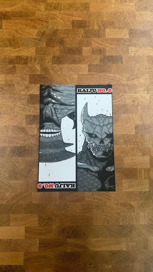 Kaiju vs Kaiju 3D Poster Print Art - photo 1 (photos/photo_01.jpg)