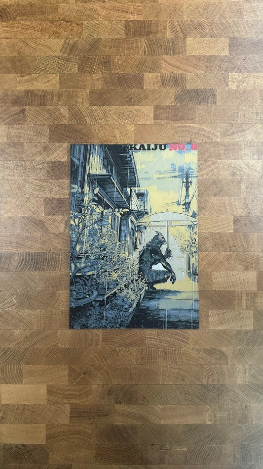 Kaiju Rainy Day 3D Poster Print - photo 1 (photos/photo_01.jpg)