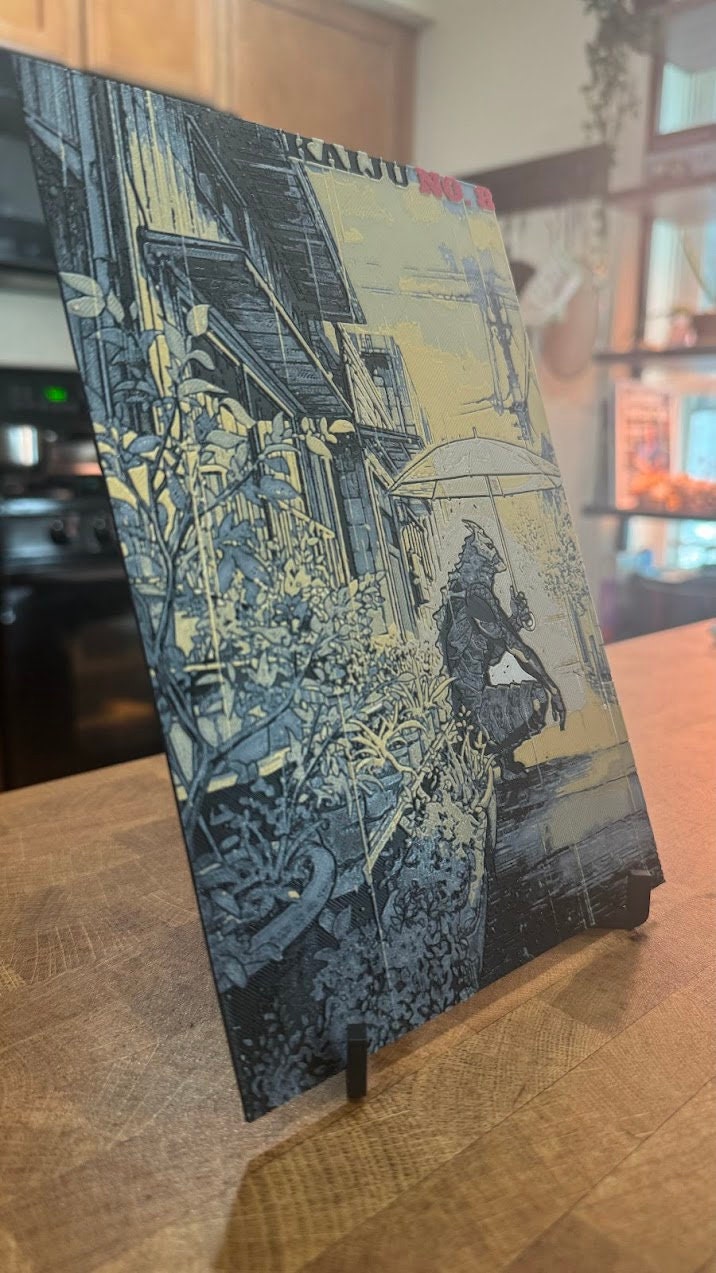 Kaiju Rainy Day 3D Poster Print - photo 4 (photos/photo_04.jpg)