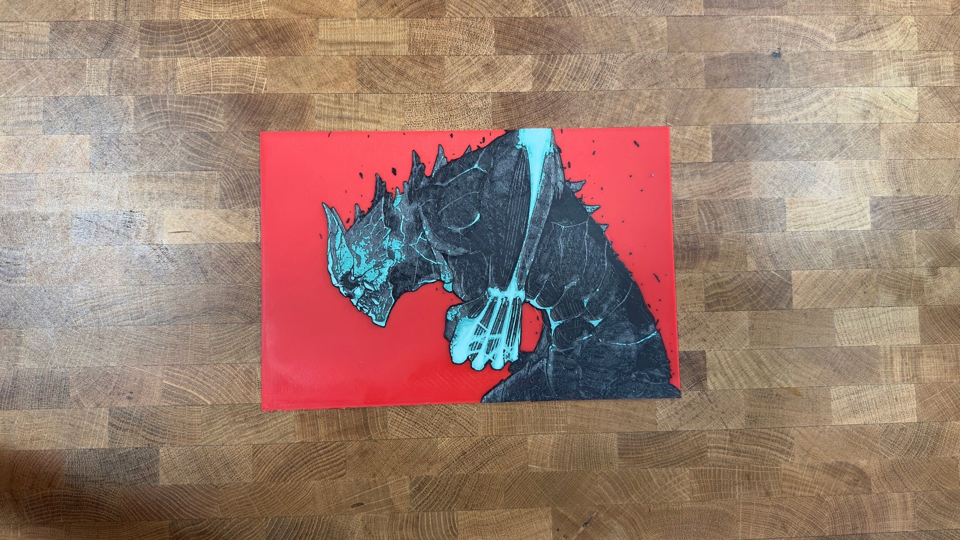 Kaiju 3D Art Poster Print - photo 1 (photos/photo_01.jpg)