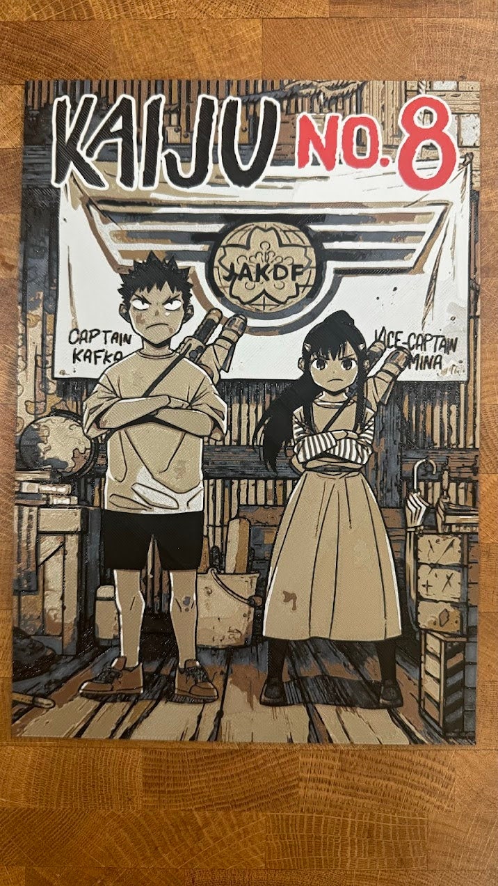 Kaiju Childhood Promise Mina Kafka 3D Poster Print - photo 2 (photos/photo_02.jpg)