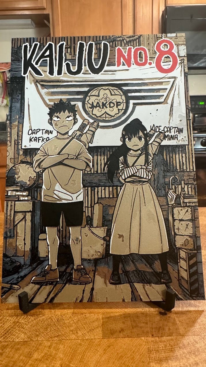 Kaiju Childhood Promise Mina Kafka 3D Poster Print - photo 3 (photos/photo_03.jpg)