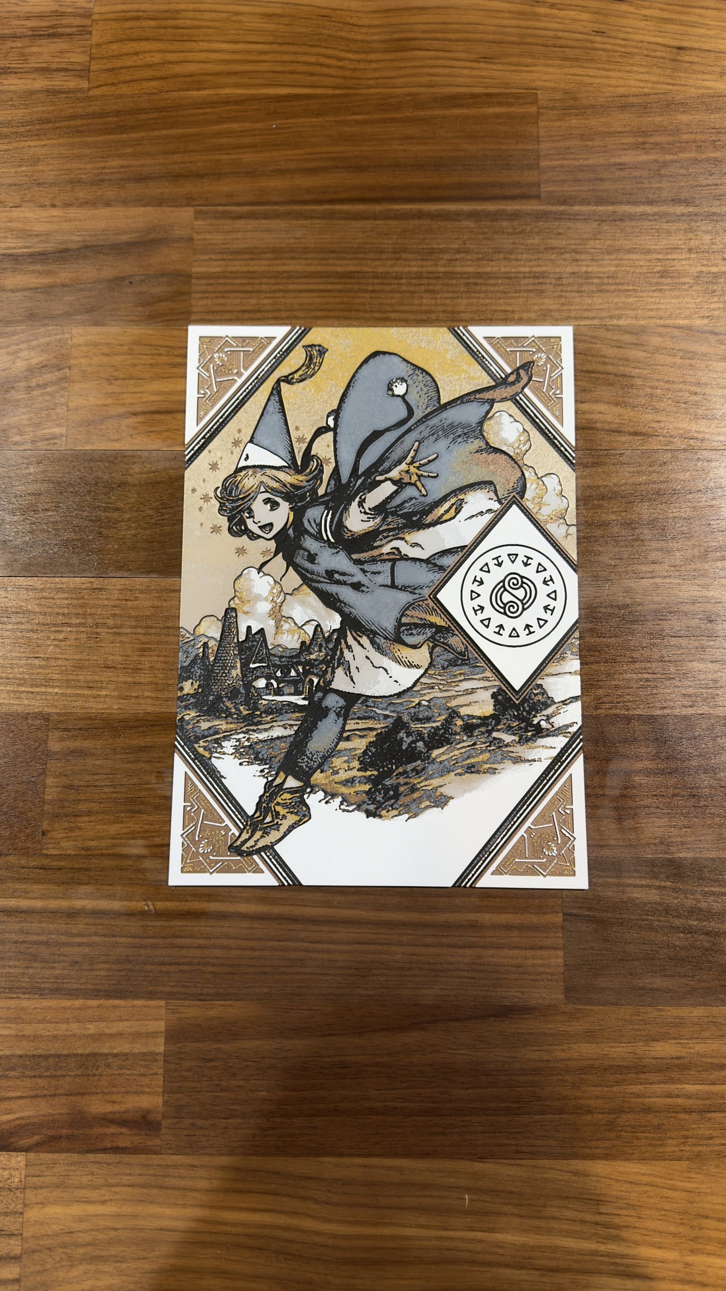 Newest Apprentice Magic Cap Bottega Metallic 3D Poster Art Print - photo 1 (photos/photo_01.jpg)