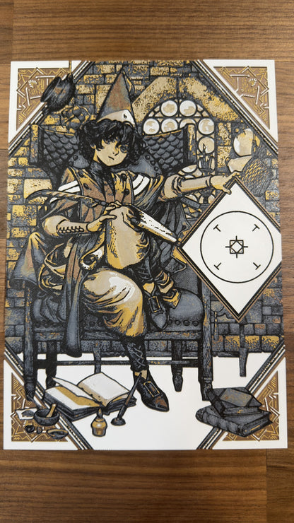Prodigy Apprentice Magic Cap Bottega Metallic 3D Poster Art Print - photo 2 (photos/photo_02.jpg)