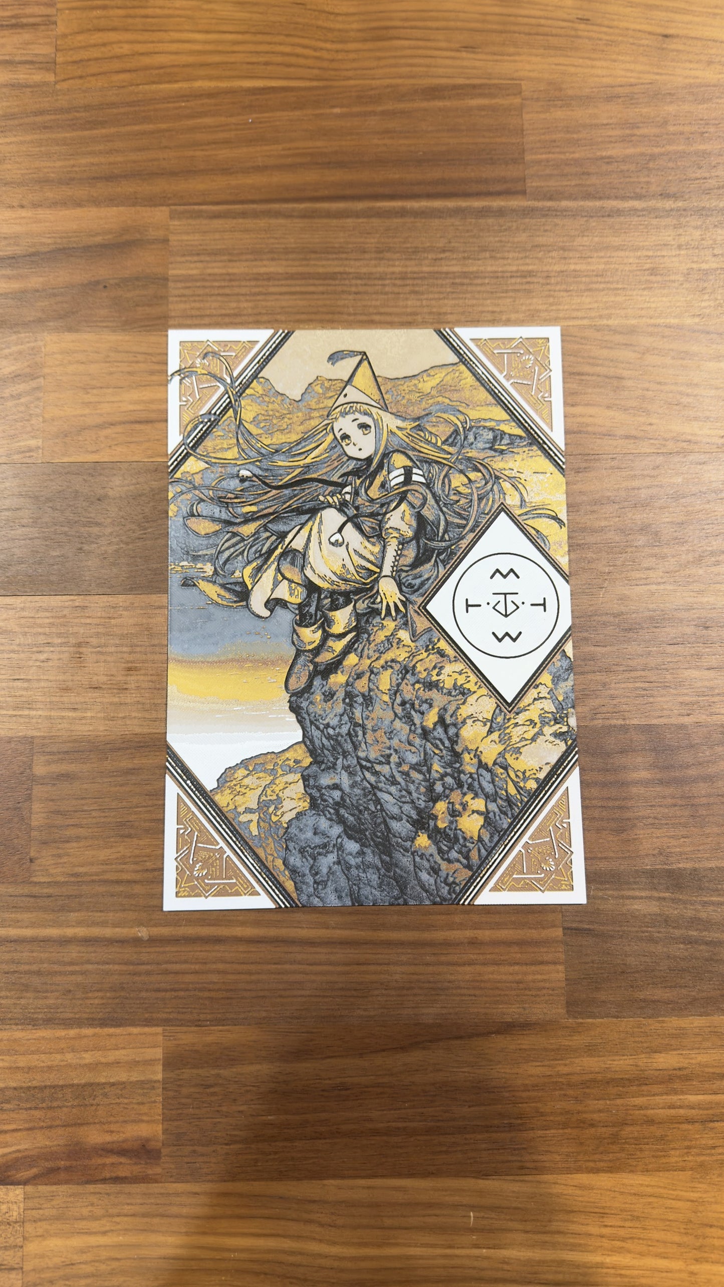 Quiet Apprentice Magic Cap Bottega Metallic 3D Poster Art Print - photo 1 (photos/photo_01.jpg)