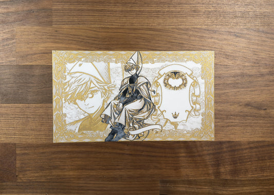 Witch Daddy Character Sheet Magic Cap Bottega Metallic 3D Poster Art Print - photo 1 (photos/photo_01.jpg)