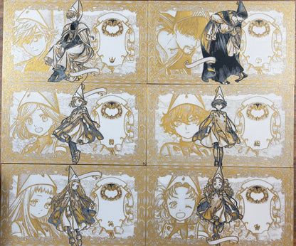 Witch Daddy Character Sheet Magic Cap Bottega Metallic 3D Poster Art Print - photo 4 (photos/photo_04.jpg)