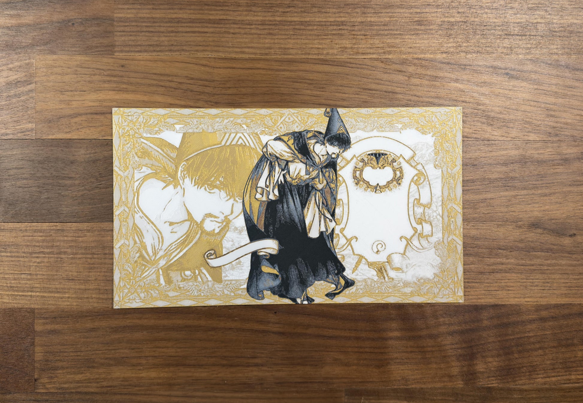 Watchful Daddy Character Sheet Magic Cap Bottega Metallic 3D Poster Art Print - photo 1 (photos/photo_01.jpg)