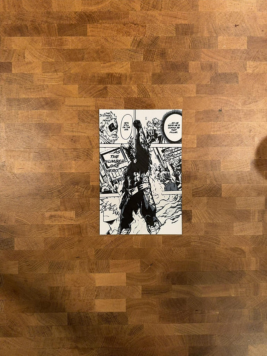 All Might Victorious 3D Poster Print Art - photo 2 (photos/photo_02.jpg)