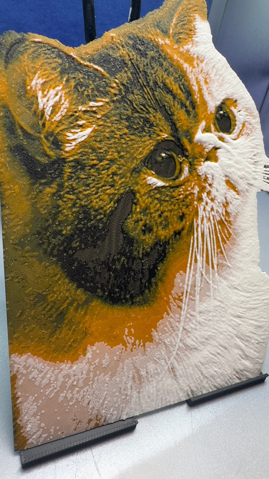 Custom 3D Printed Pet Portrait - Unique Pet Memorial - photo 1 (photos/photo_01.jpg)