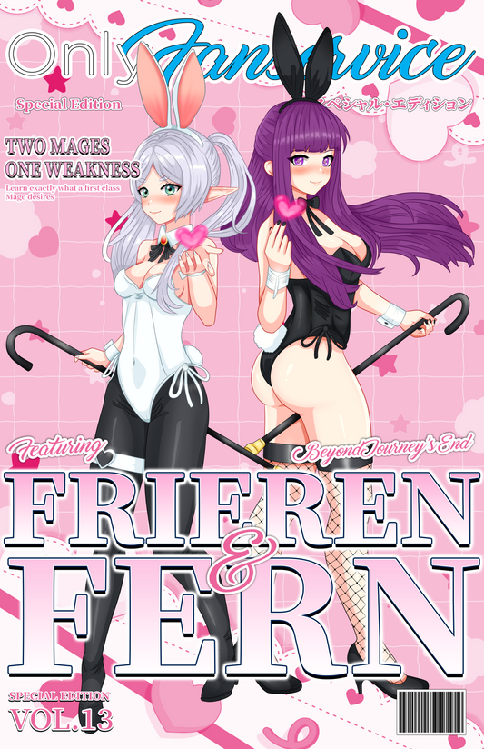 Only Fanservice: Frieren & Fern (Bunny Duo) - Magazine Style