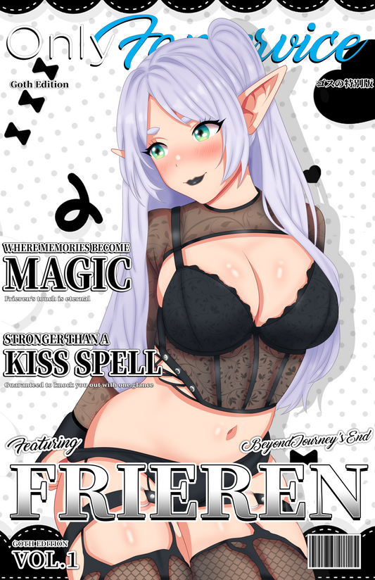 Only Fanservice: Frieren (Goth) - Magazine Style