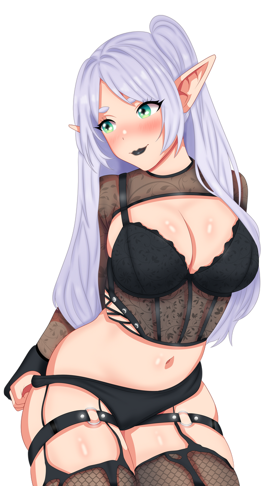 Only Fanservice: Frieren (Goth) - Sticker
