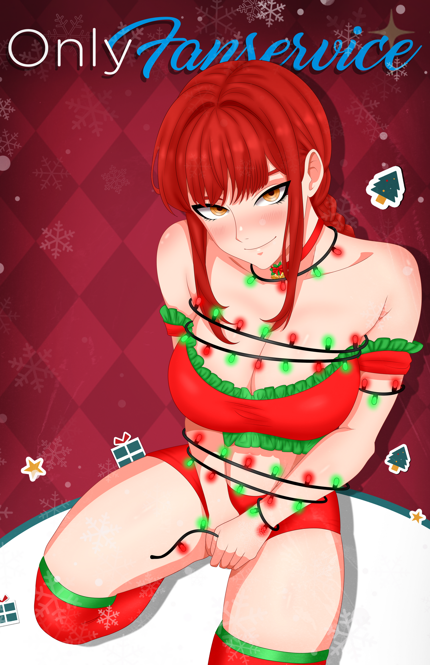 Only Fanservice: Makima (Christmas) - Clean Style