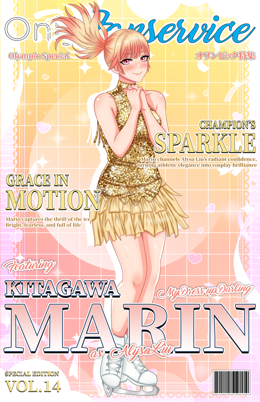 Only Fanservice: Marin Kitagawa (Ice Skate No. 1) - Magazine Style