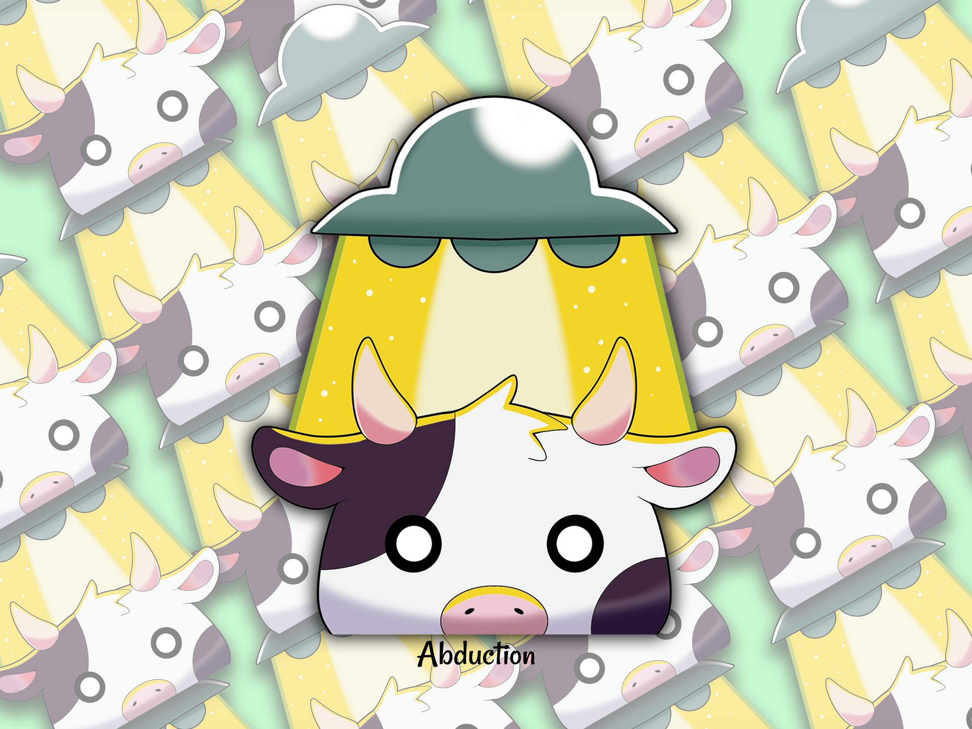 Peeker Sticker: Abduction (Dan Da Dan) - artwork