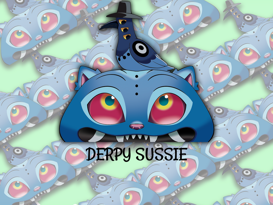 Peeker Sticker: Derpy Sussie (KPop Demon Hunters) - artwork