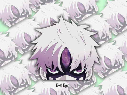 Peeker Sticker: Evil Eye (Dan Da Dan) - artwork