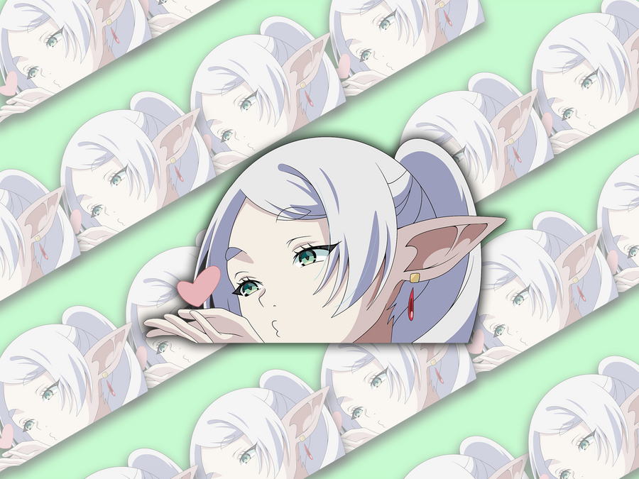 Peeker Sticker: Frieren (Frieren: Beyond Journey's End) - artwork