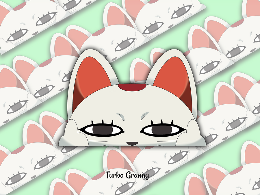 Peeker Sticker: Turbo Granny (Dan Da Dan) - artwork