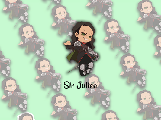 Chibi Sticker: Sir Julien (Critical Role) - artwork