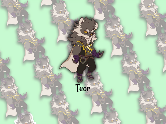 Chibi Sticker: Teor (Critical Role) - artwork
