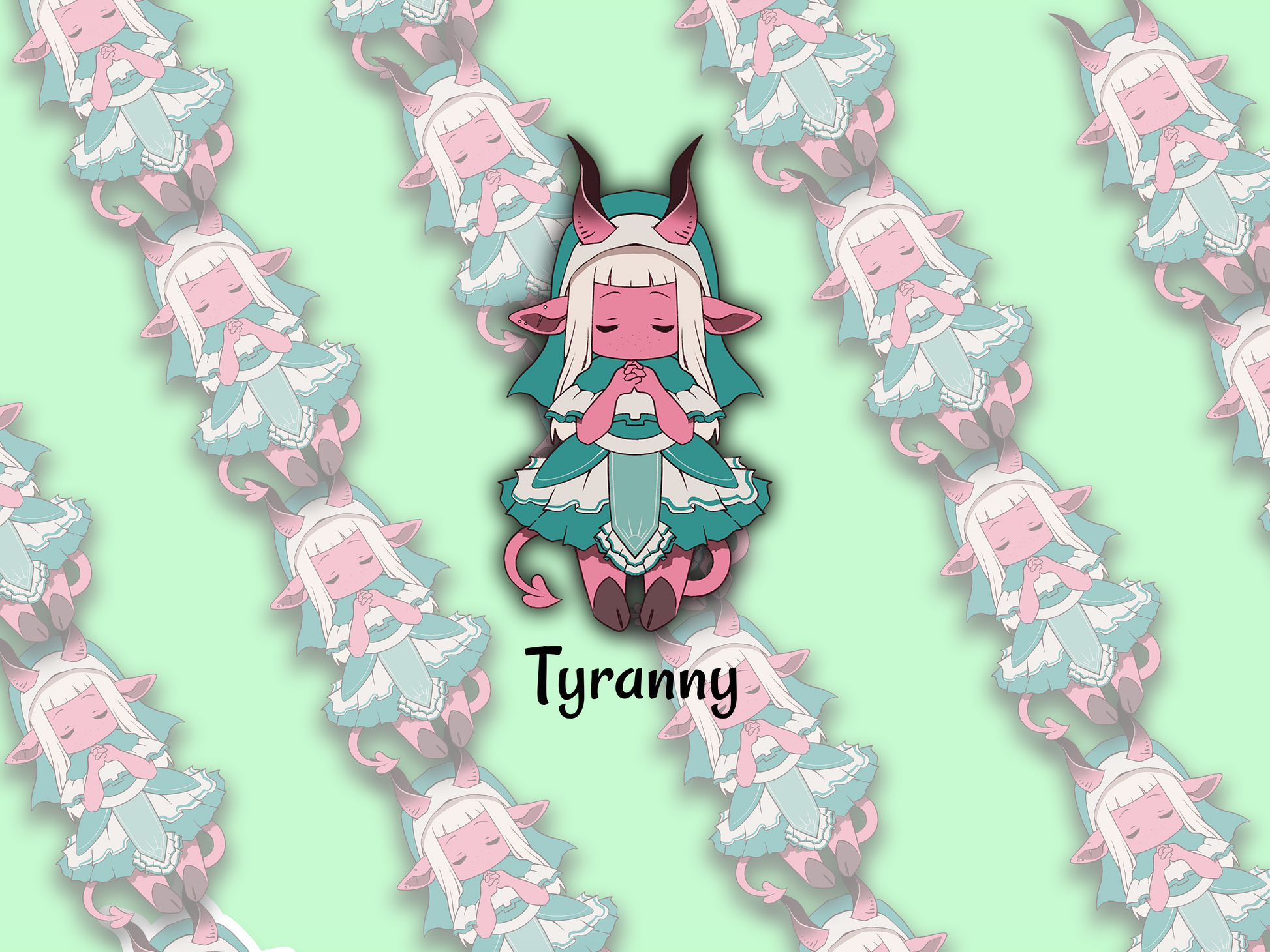 Chibi Sticker: Tyranny (Critical Role) - artwork