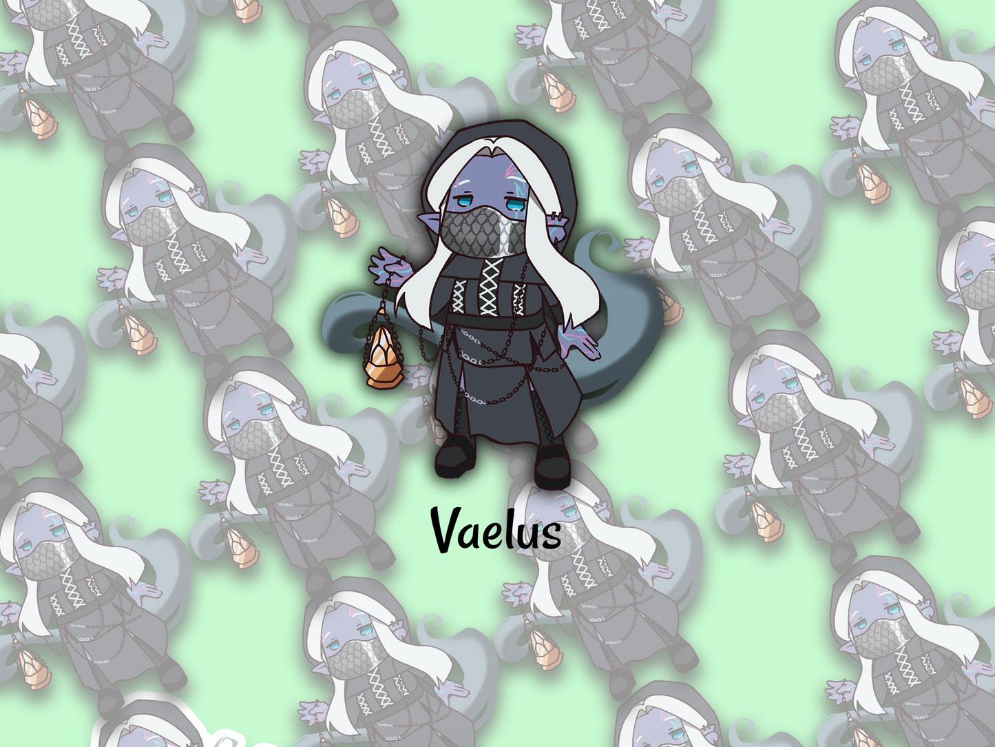 Chibi Sticker: Vaelus (Critical Role) - artwork